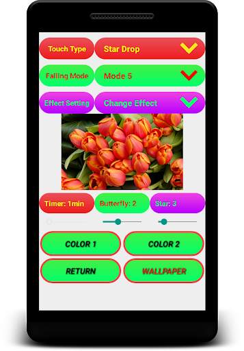 Tulip Live Wallpapers - Screen Lock, Sensor, Auto screenshot 7
