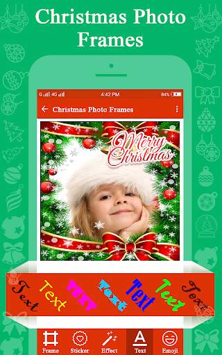 Christmas Photo Frames HD Photo Editor Frame 4 تصوير الشاشة