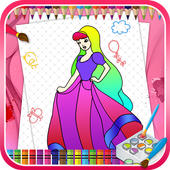 Princess Coloring Book Fun icon