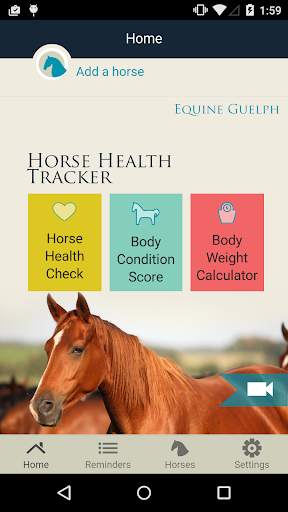 Horse Health Tracker 1 تصوير الشاشة