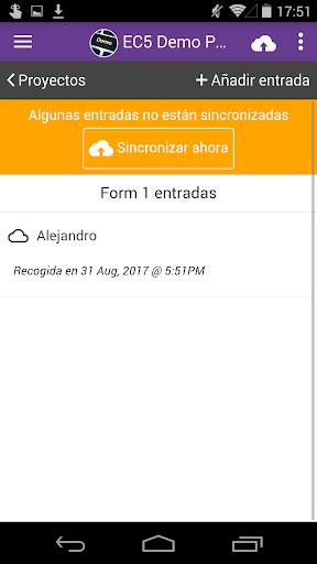 Epicollect5: Recogida de datos screenshot 5
