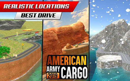 US Army Cargo Transport Truck Driving Simulator screenshot 6