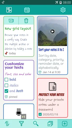 Note Manager: Notepad app with lists and reminders स्क्रीनशॉट 2