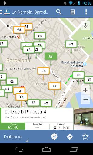 Parkopedia Estacionamiento screenshot 1