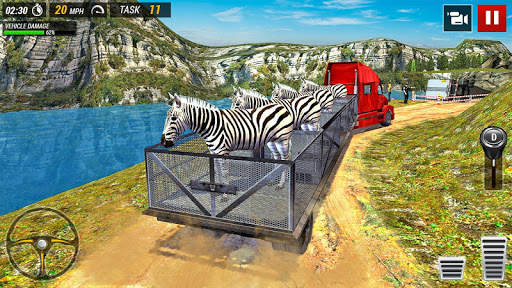 Offroad Truck Animal Transport Games screenshot 5