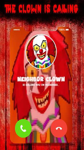 neighbor Clown Video call screenshot 18