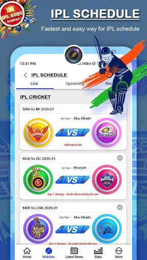 IPL 2021 - Cricket Live Line screenshot 2