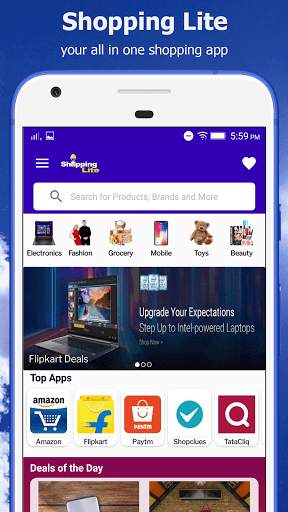 All in One Shopping App: Shopping Lite No-Ads screenshot 1