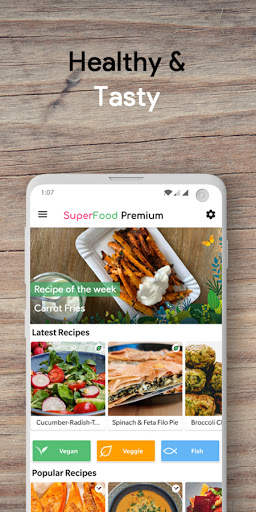 SuperFood - Healthy Recipes screenshot 1