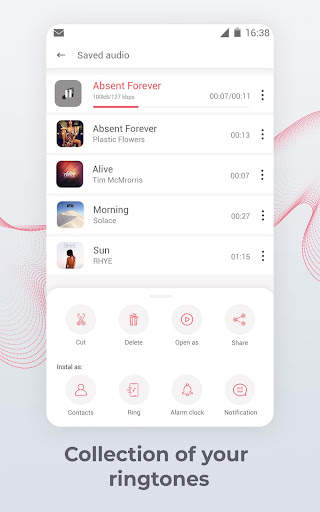 Rinly - Cut audio, ringtones screenshot 4