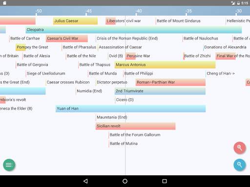 History Timeline screenshot 2
