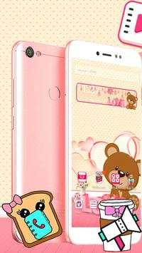 Cute Teddy Parallax Launcher Theme 🐻 screenshot 1