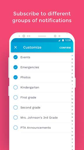 The School App screenshot 1