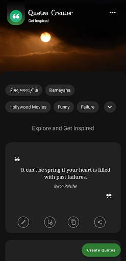Quotes Maker - Explore, Create and Share screenshot 1