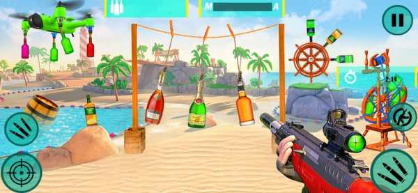 Flip Bottle Shooting Games 4 تصوير الشاشة