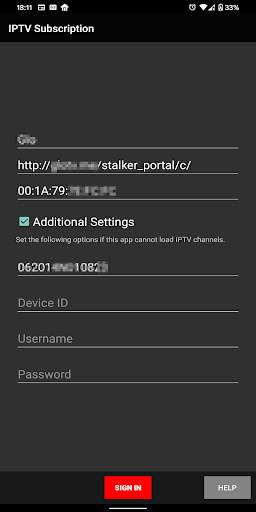 IPTV Stalker Player screenshot 1