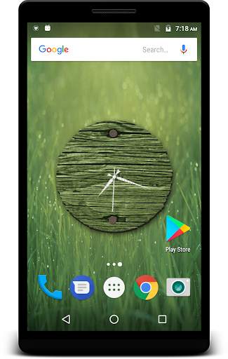 Wood Clock Live Wallpaper screenshot 4
