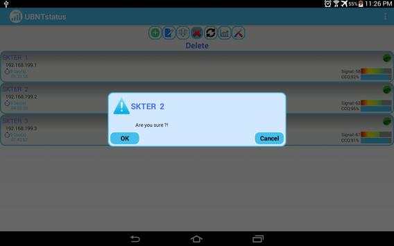 UBNT status screenshot 13