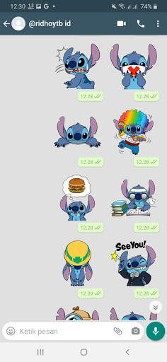 Stickers WA Koala Stitch For WAStickerApps screenshot 3