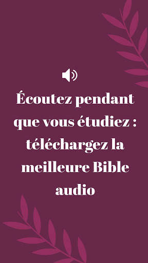 Bible Louis Segond avec audio screenshot 5