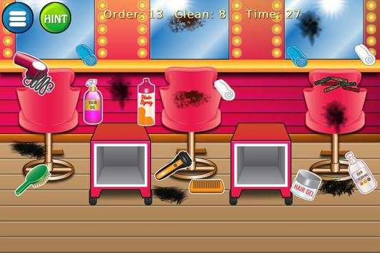 Hairdresser clean up game screenshot 2