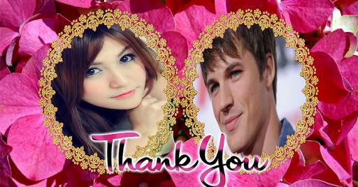 Thank You Double Photo Frame screenshot 3