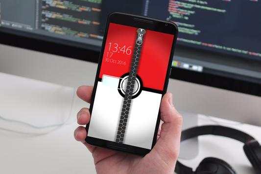 Cool Zipper Lock Screen: Free screenshot 1