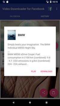 Video Downloader for Facebook screenshot 2