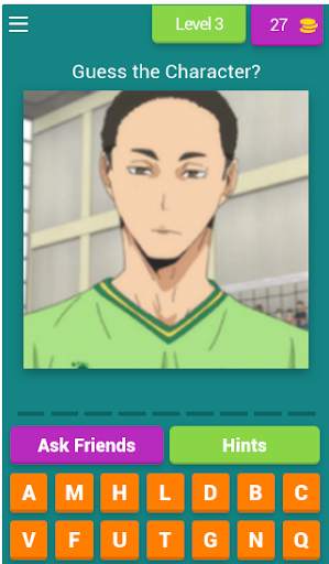 Haikyuu Quiz Game скриншот 4