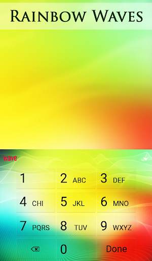 Rainbow Waves Keyboard   Live  screenshot 5