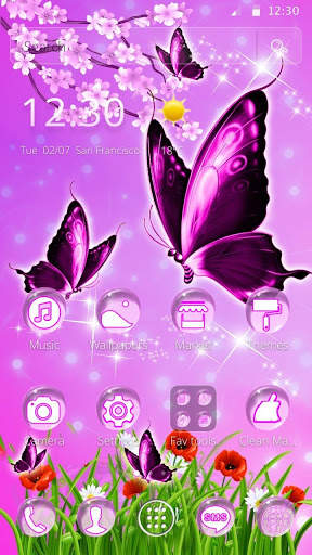 Butterfly 3D Launcher Themes screenshot 5