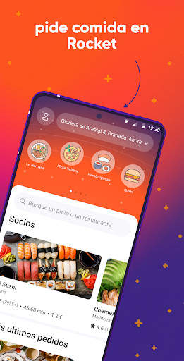 Rocket: comida a domicilio screenshot 1