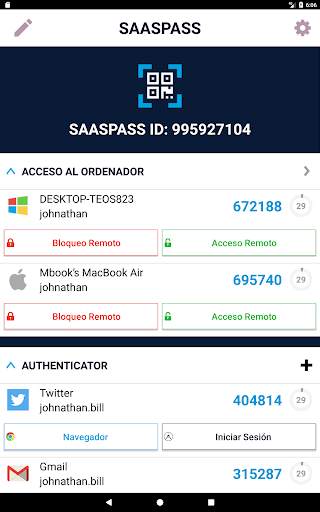 SAASPASS Autenticador Administ screenshot 9