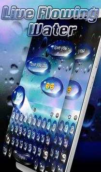 Live Flowing Water Keyboard Theme screenshot 3