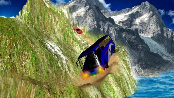Real Bus Offroad Driving Games 2018 screenshot 7