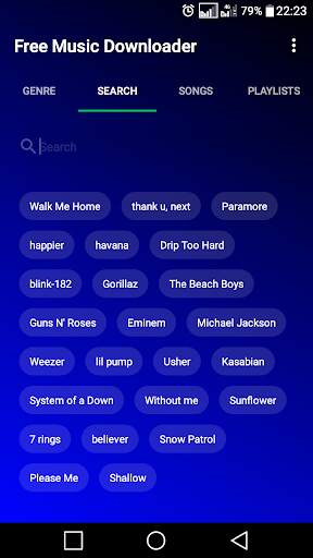 Free music downloader screenshot 2