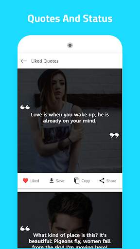 Quotes and Status screenshot 3