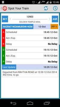 IRTC Live Train Status screenshot 2