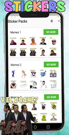 Memes frases stickers para WhatsApp screenshot 1