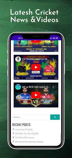 Scorebuddy - Live Cricket Scores & News App screenshot 7