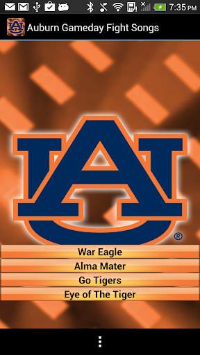 Auburn Tigers Fight Songs screenshot 1