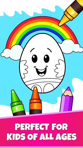 Easter Egg Coloring - Surprise Eggs Game For Kids 1 تصوير الشاشة