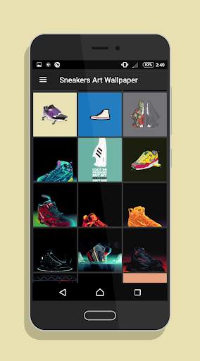 Sneakers Art Wallpaper screenshot 1