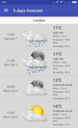 Weather / Meteo Info screenshot 2