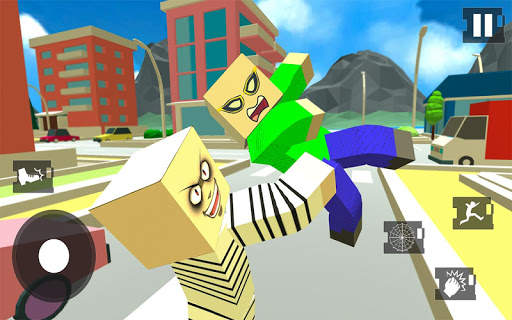Baldi Craft Basics - Spider Rope Hero Crime City screenshot 2