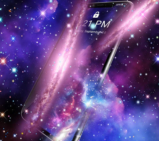 Beautiful Galaxy APUS Live Wallpaper screenshot 4