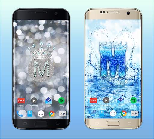 M Letter Wallpaper screenshot 2