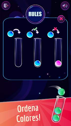 Ball Sort: Ordena colores screenshot 1
