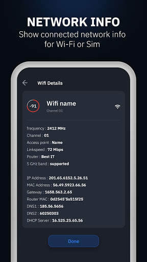 Signal Strength On Map : Network & WiFi Speed Scan screenshot 5