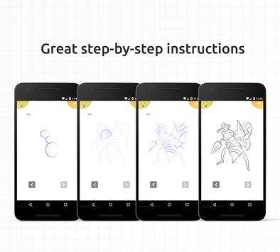 How to draw Pokemons screenshot 2
